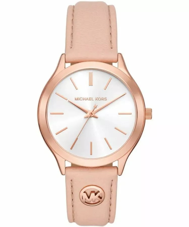 Michael Kors Runway Slim Pink Jam Tangan Wanita MK7545