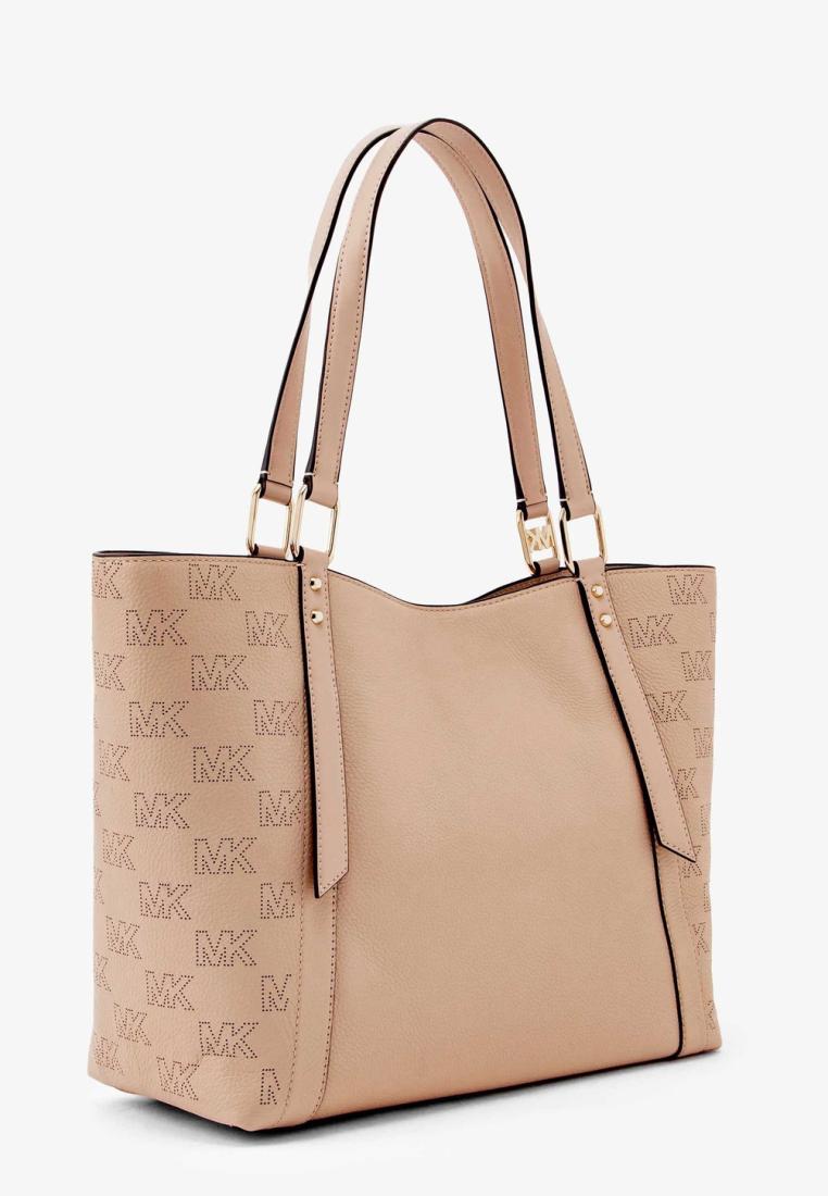 Michael Kors Arlo Large Grab Leather Tote Buff