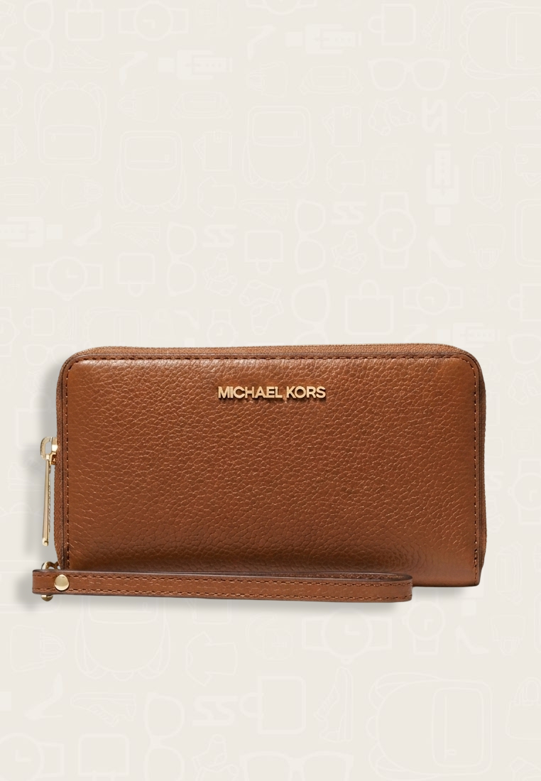 Michael Kors Large Pebbled Leather Smartphone Wristlet Luggage
