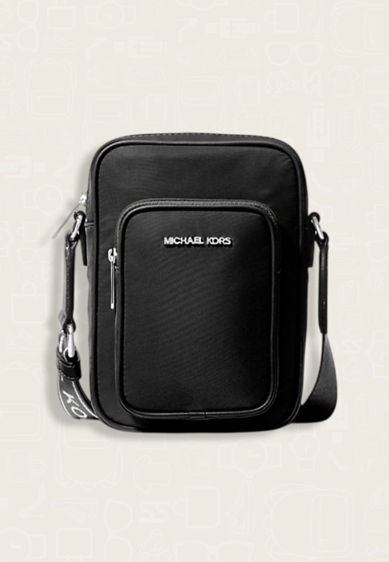 Michael Kors Khai Nylon Crossbody Bag Black