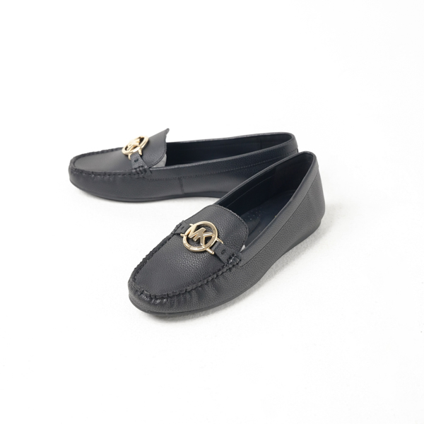 Michael Kors Sepatu MICHAEL KORS MK GHW FULTON BLACK LOAFER 100% ORIGINAL