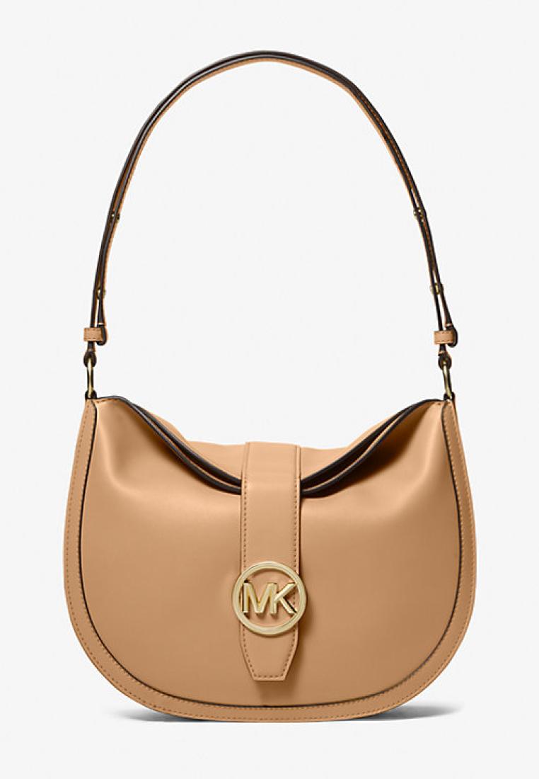 Michael Kors Gabby Large Hobo Shoulder Bag Camel