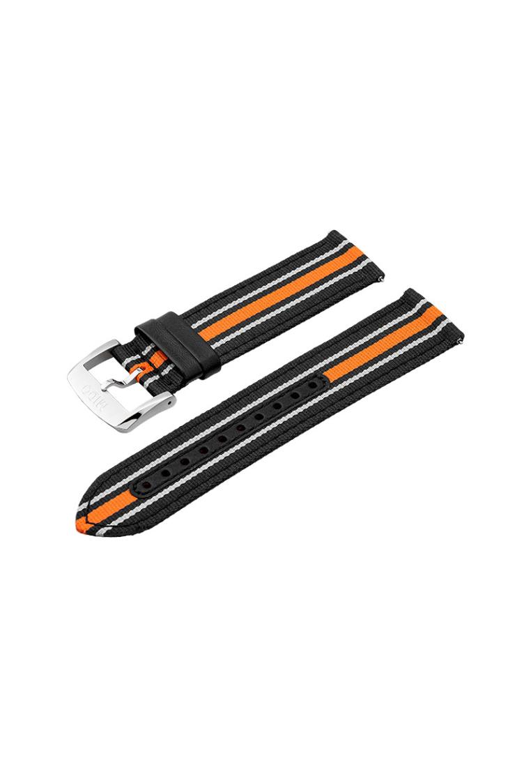 Mido Tali / Strap MIDO Ocean Star M8030.1.84.16A Black Nato Fabric Multi Stripe Silver Buckle
