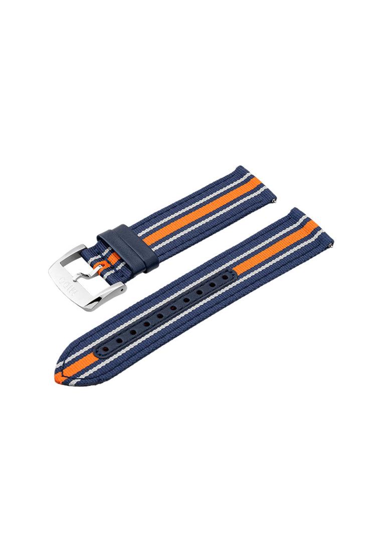 Mido Tali / Strap MIDO Ocean Star M8030.1.84.15 Blue Nato Fabric Multi Stripe Silver Buckle