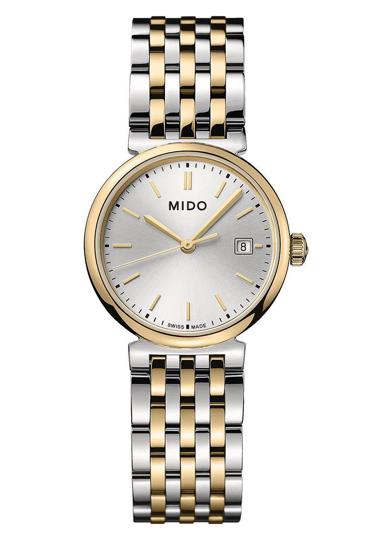 Mido Dorada M033.210.22.031.00 Female Analog Swiss Watches Sapphire Glass - Stainless Steel
