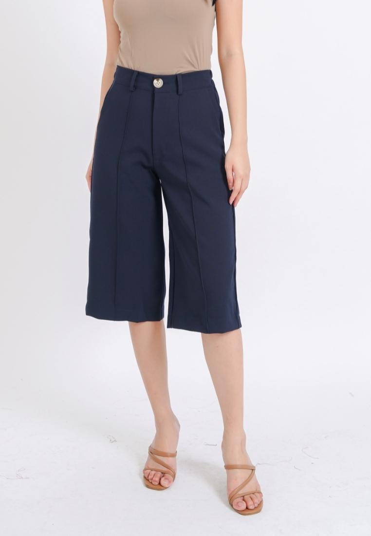 Mille Fleur Marche Cullote Pants Navy
