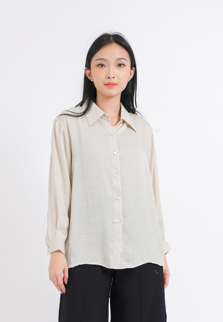 Mille Fleur Celine Shirt Pearl