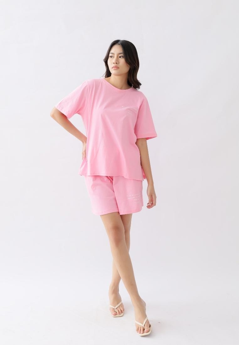 Mille Fleur Princess Series Set Short Pants Pink Aurora