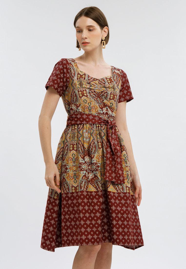 Minimal Emiko Dress Honey Gold