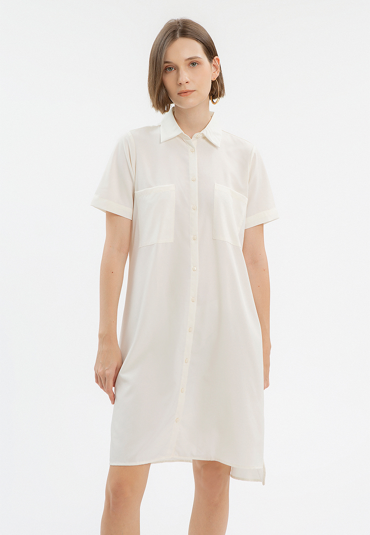 Minimal BB Bjorka Dress Egret