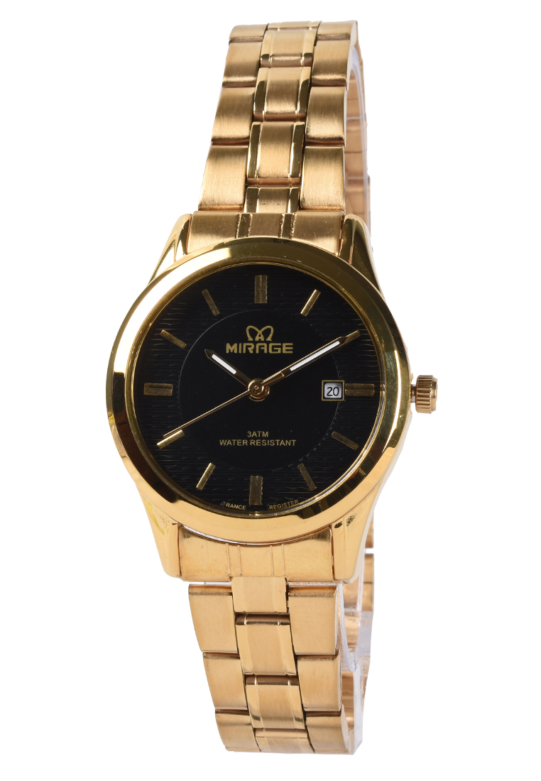 Mirage - Jam Tangan Wanita - Gold - Stainless Steel Bracelet - 8668L-A