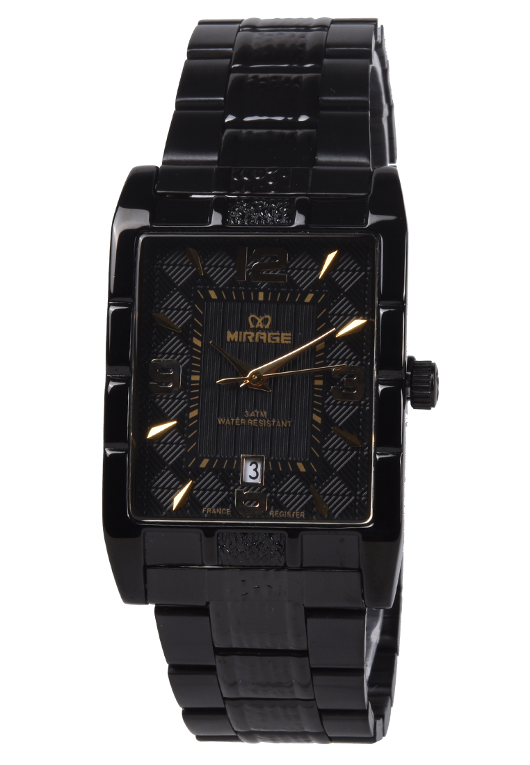 Mirage - Jam Tangan Pria - Black - Stainless Steel Bracelet - 8461M-C