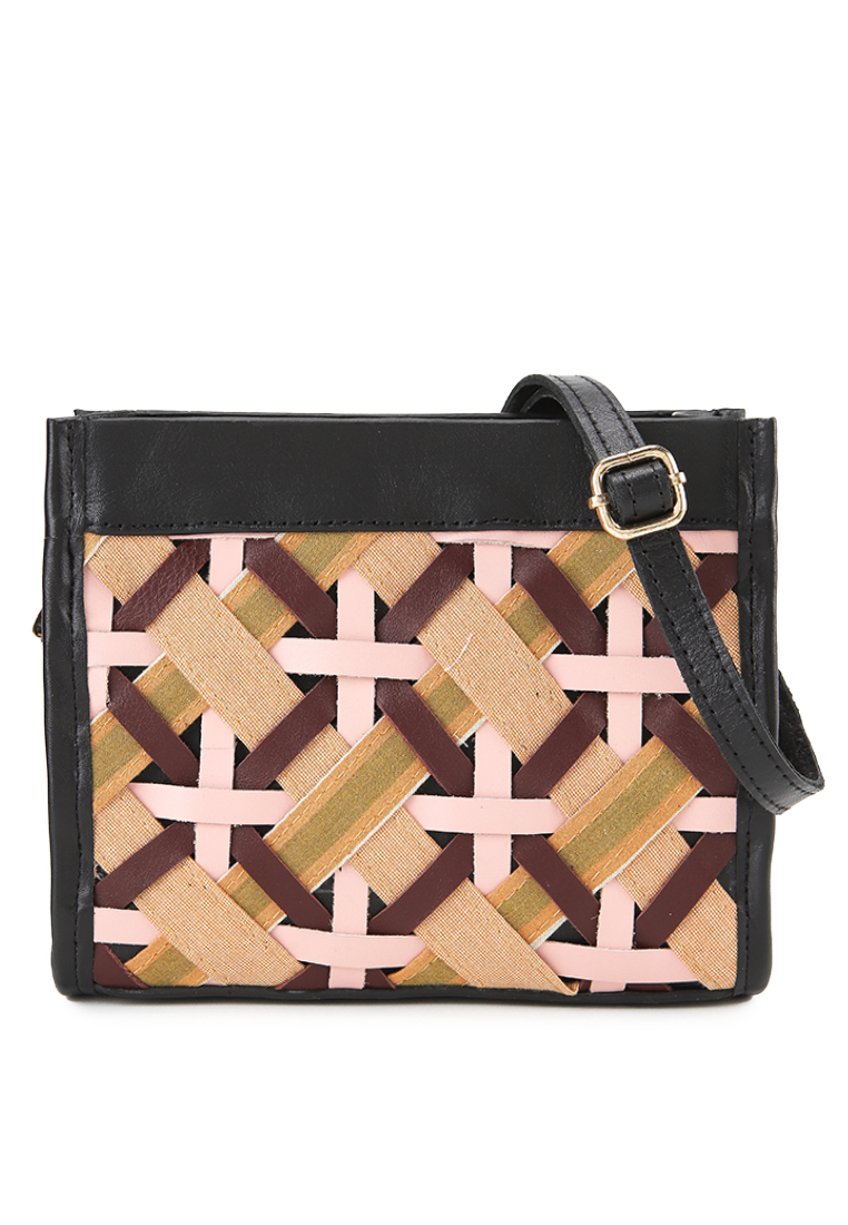 MITHLABS Agny Clutch - Tas Anyaman Clutch Wanita Kulit Asli - Premium Genuine Leather Bag