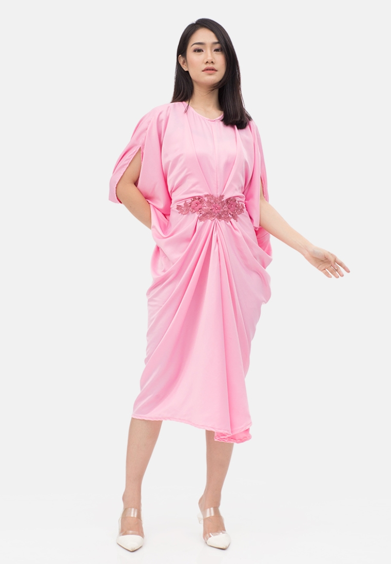 MKY CLOTHING Aina Kaftan in Pink