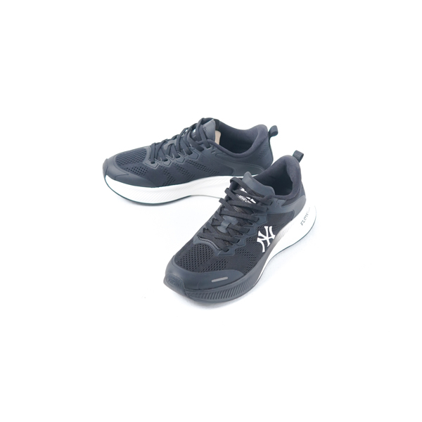 MLB Sepatu MLB NY ATH FLOW WHITE BLACK SNEAKER 100% ORIGINAL