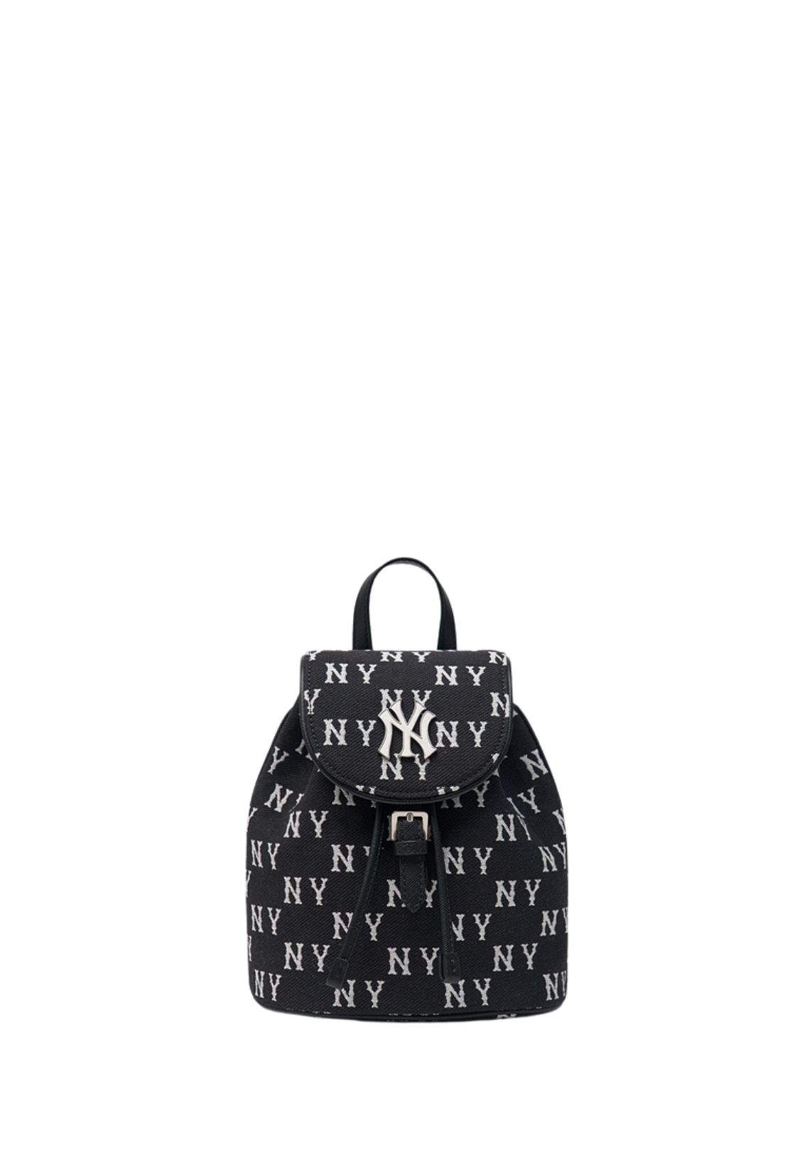 MLB Korea Classic Monogram Jacquard Mini Backpack - NY Black