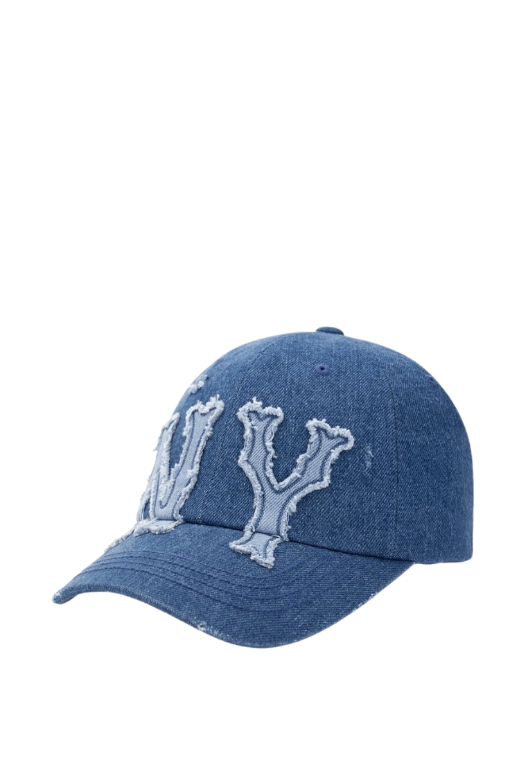 MLB Korea Denim Coopers Unstructured Ball Cap - NY Indigo