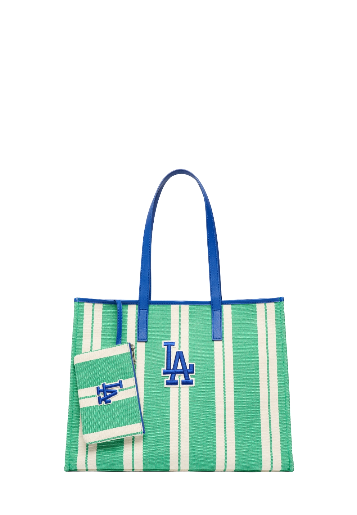 MLB Korea Ethnic Stripe Tote Bag LA Dodgers - Mint