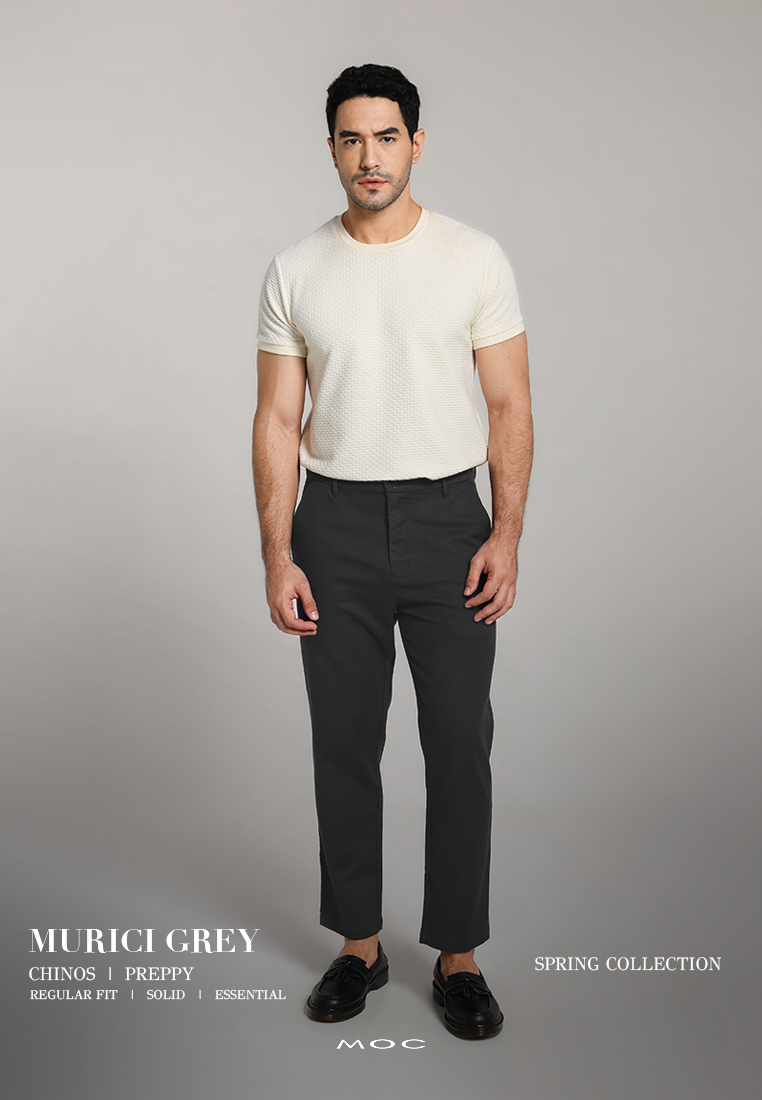 MOC - Celana Panjang Chinos Pria Murici - Grey