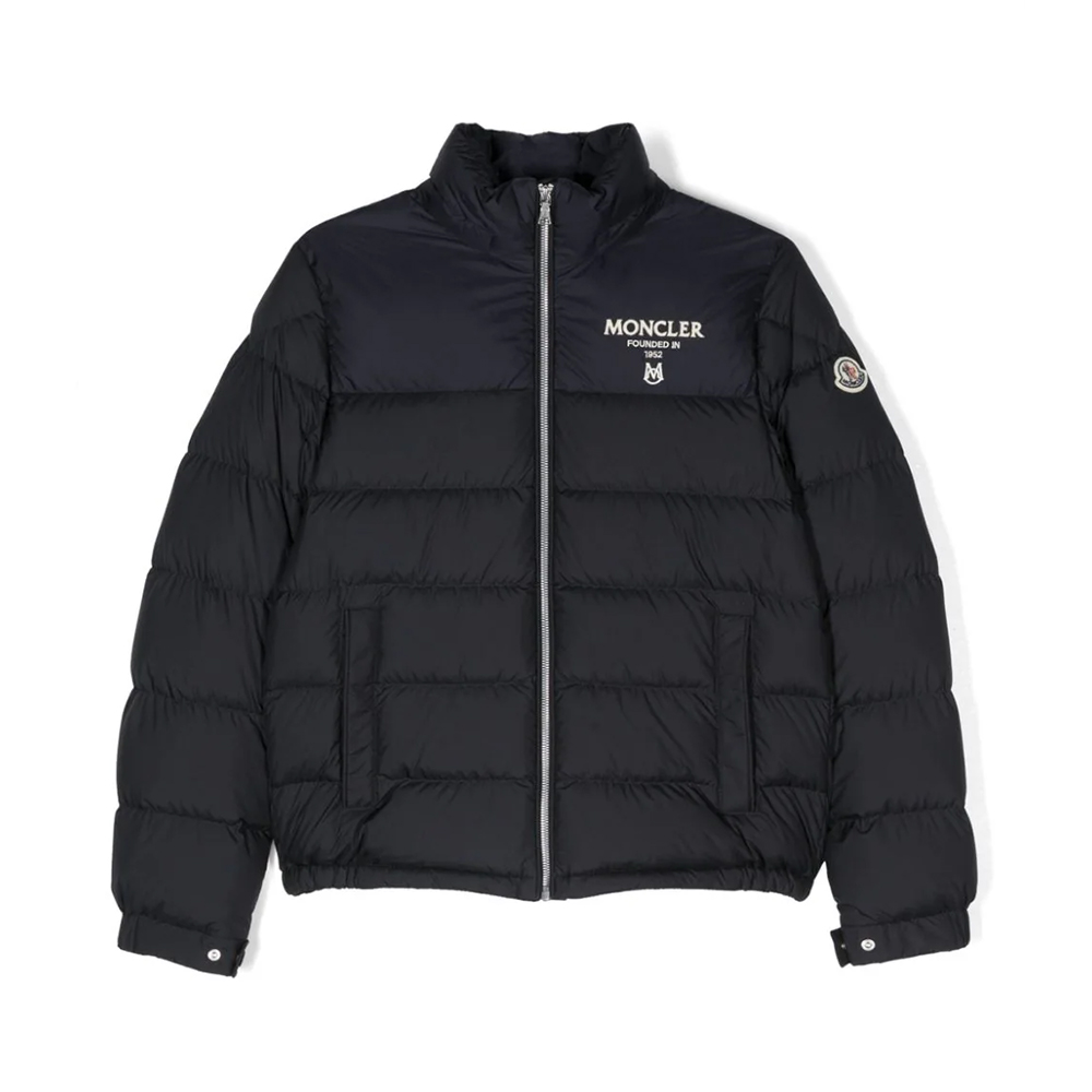 Moncler Kids Joe Down Jacket Navy Blue Boys