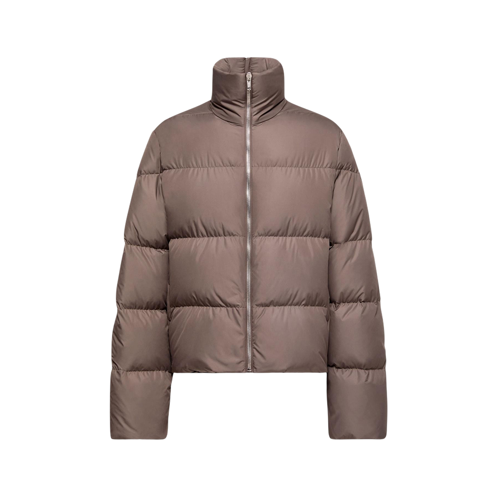 Moncler M + Rick Owens Cyclopic Short Down Jacket Taupe
