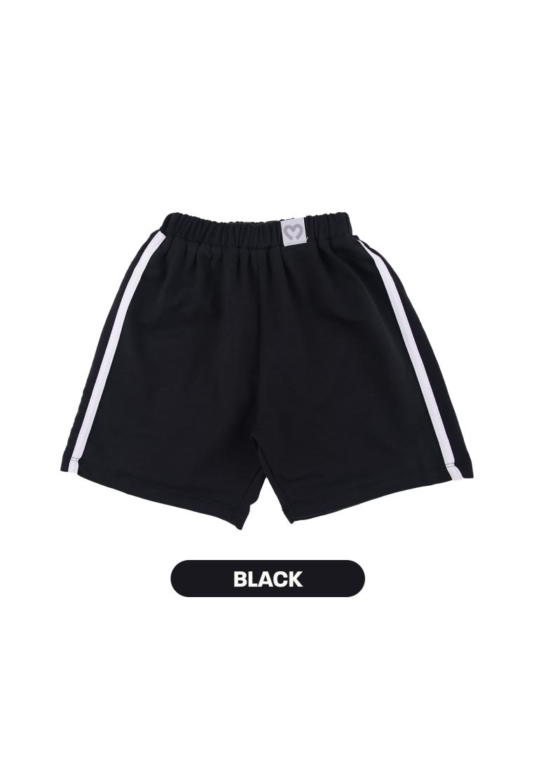 Mooi Heartmade Mooi Celana Pendek Anak Laki - Laki Comfy Short Athletic Pants - Black