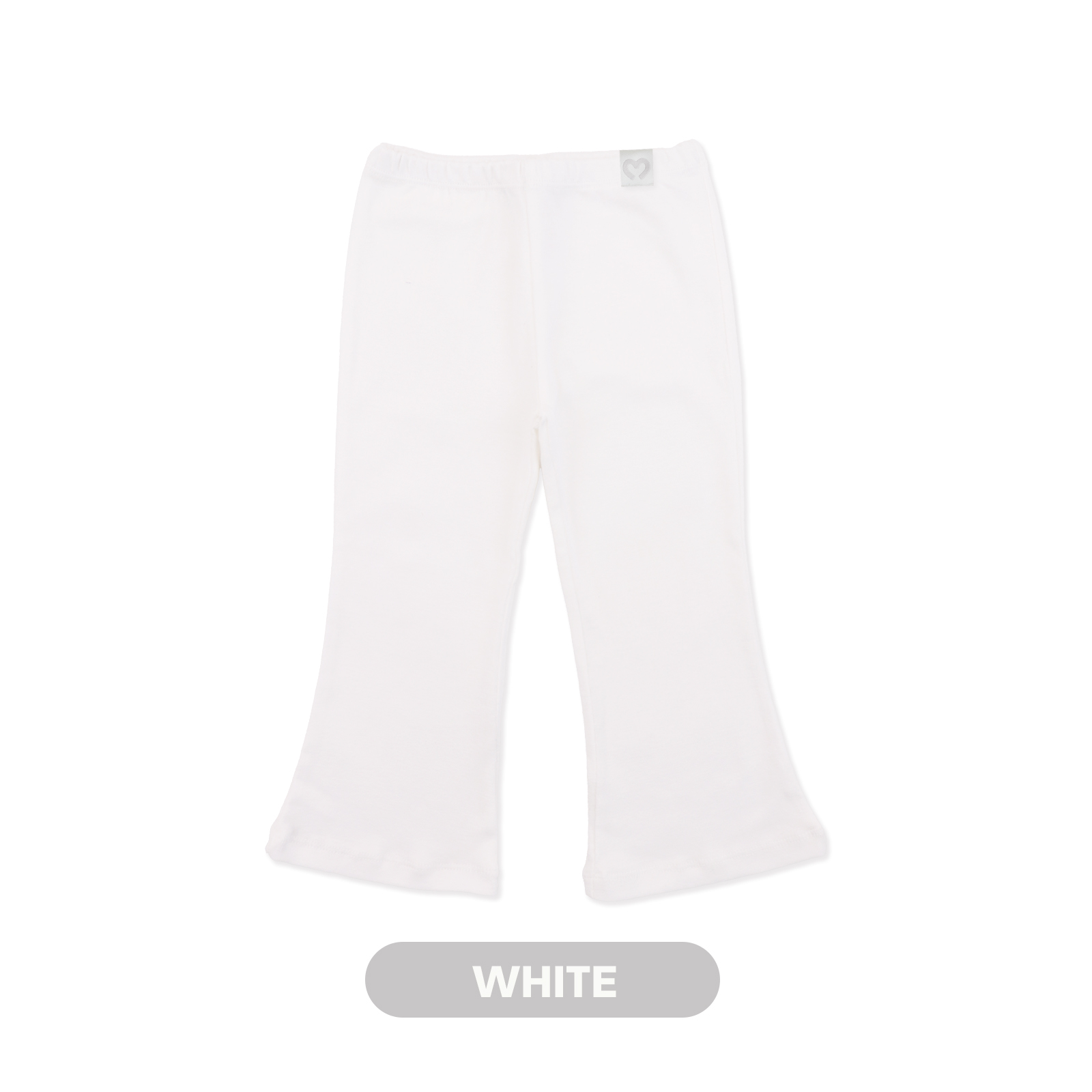 Mooi Heartmade Mooi Celana Panjang Anak Perempuan Comfy Bootcut Legging - White