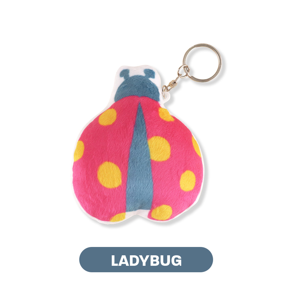 Mooi Heartmade Mooi x Dinda Puspitasari Gantungan Kunci Bag Charm Sound Of Nature - Ladybug