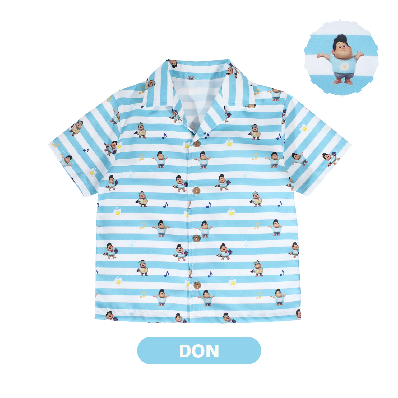 Mooi Heartmade Mooi x Jumbo Kemeja Anak Laki - Laki Printed Shirt - Don