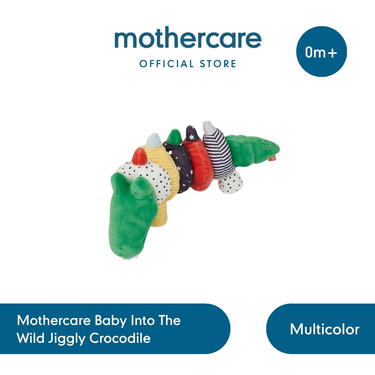 Mothercare Baby Into The Wild Jiggly Crocodile - Boneka Buaya