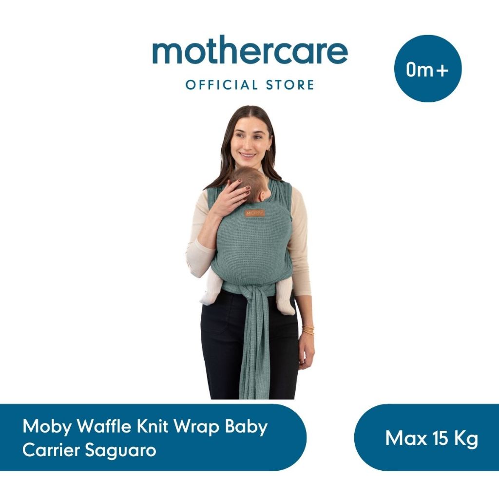 Mothercare Moby Waffle Knit Wrap Baby Carrier Saguaro - Gendongan Bayi