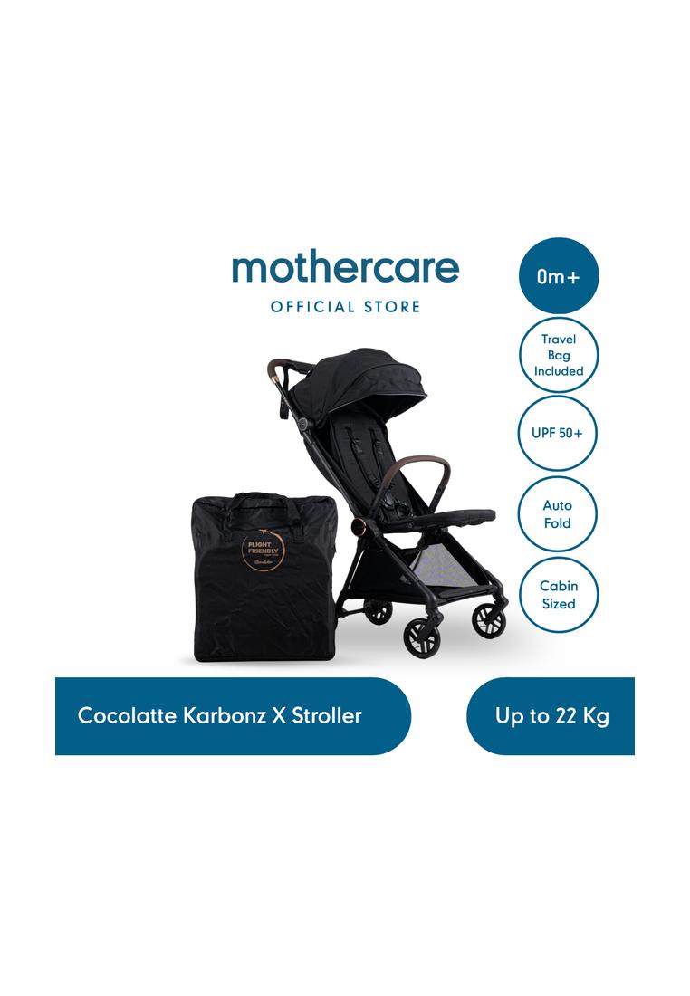 Mothercare Cocolatte Karbonz X Stroller - Kereta Dorong Bayi Mudah Dilipat