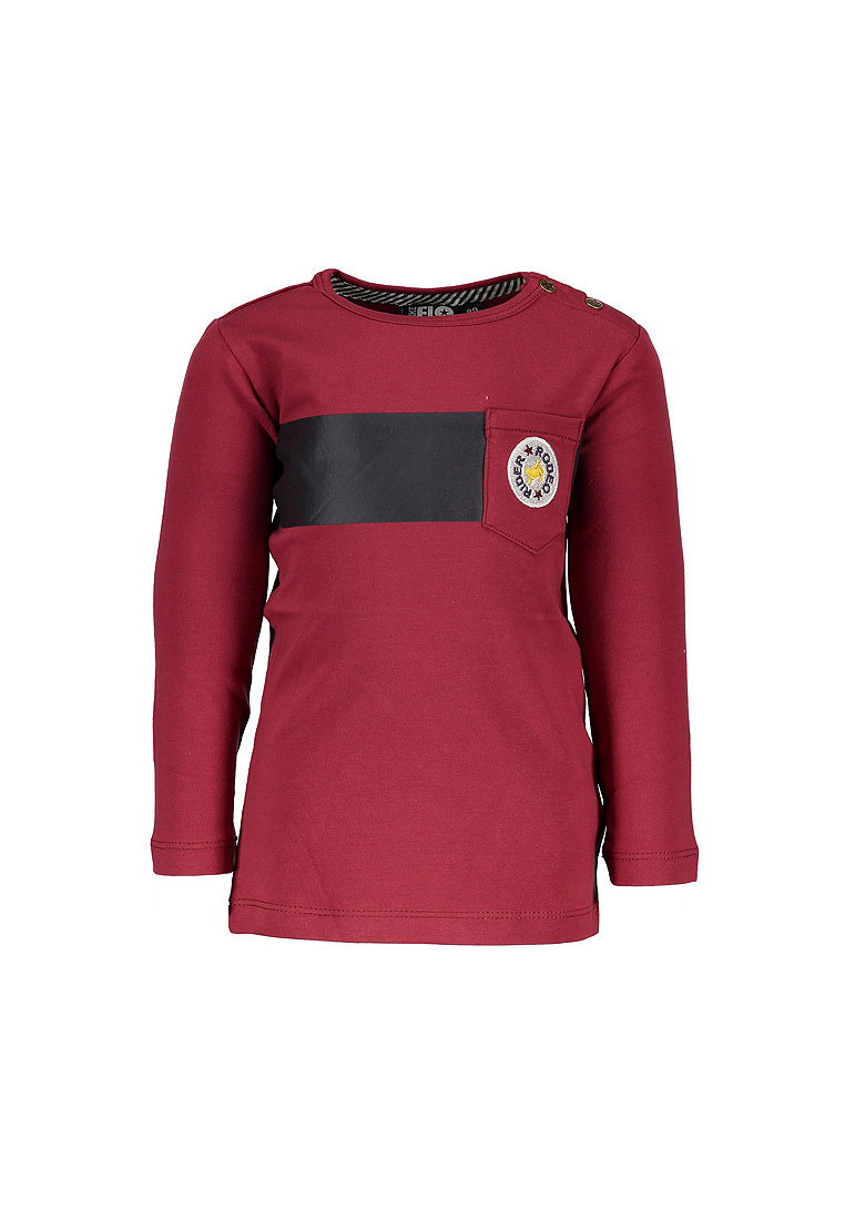 Mothercare Flo Boys ls tee + artwork + pocket