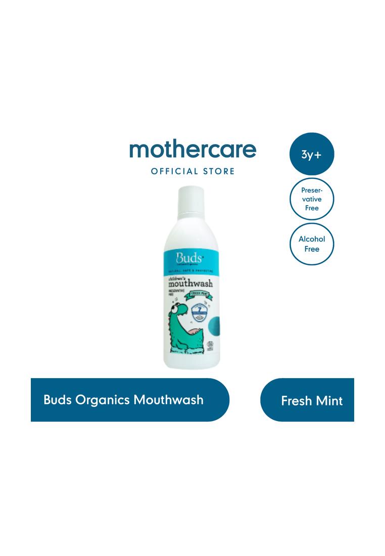 Mothercare Buds Organics Mouthwase Fresh Mint - Obat Kumur Anak