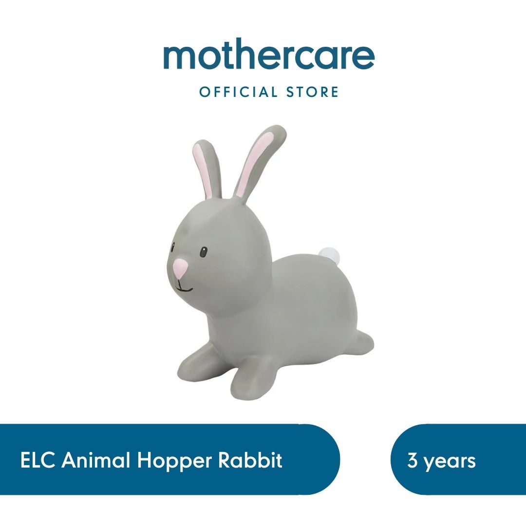 Mothercare ELC Animal Hopper - Mainan Lompat Kuda Kudaan Karet Anak Bayi (Rabbit)