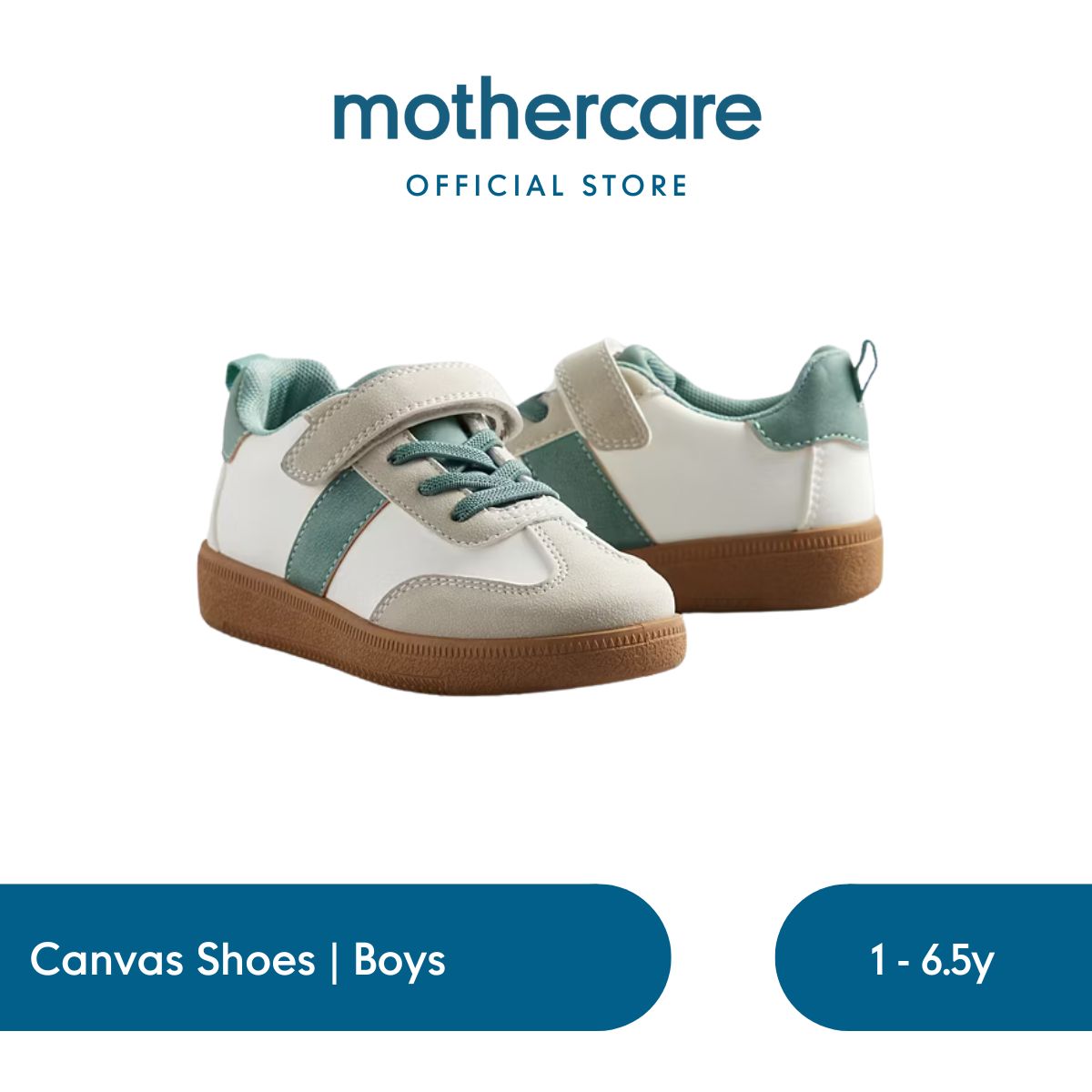 Mothercare Panel Trainers - Sepatu Anak Laki-laki (Abu-abu)