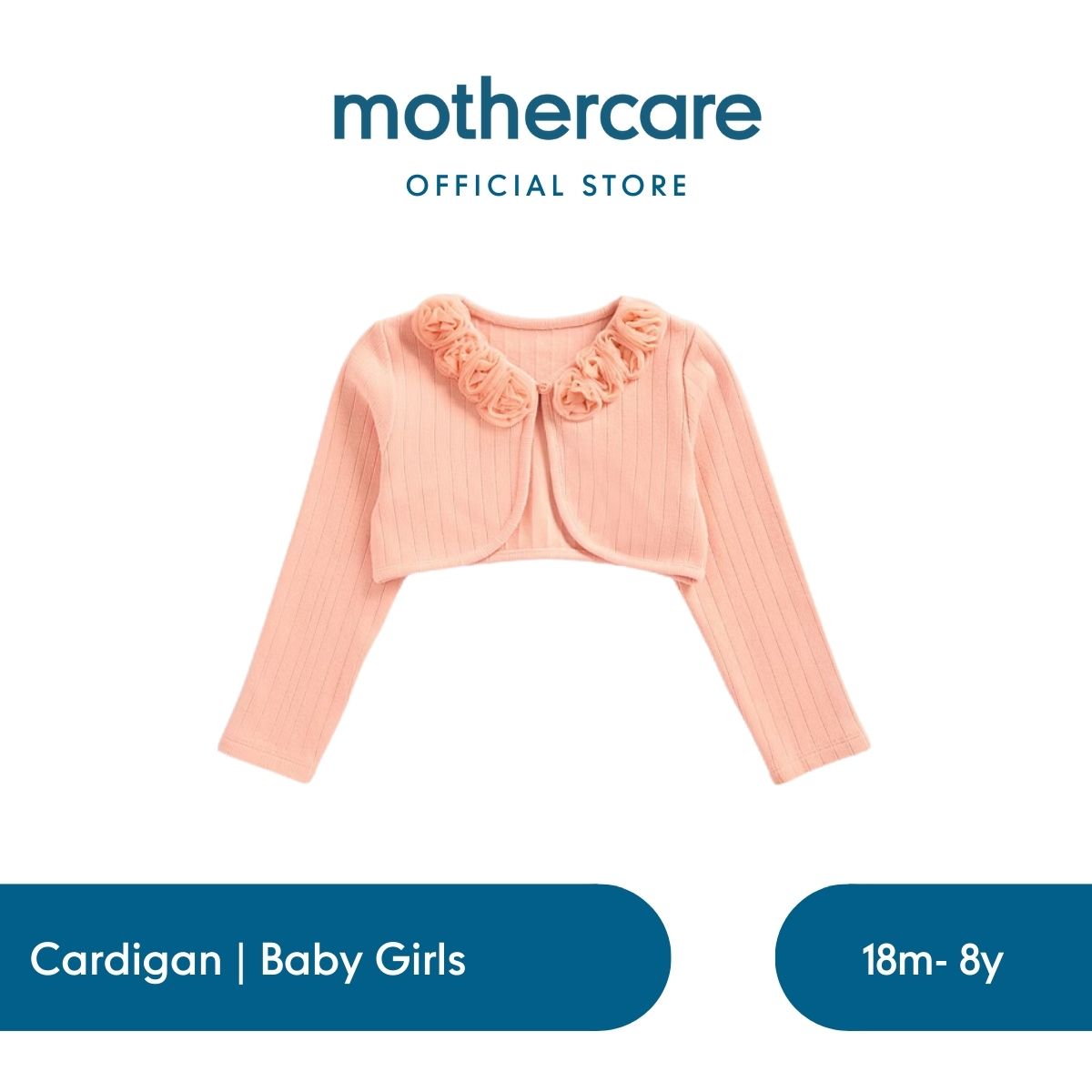 Mothercare Knitted Bolero Cardigan - Kardigan Anak Perempuan (Orange)