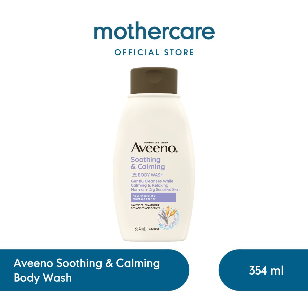 Mothercare Aveeno® Soothing & Calming Body Wash 354ml - Sabun Mandi Pelembap Kulit Kering dan Sensit