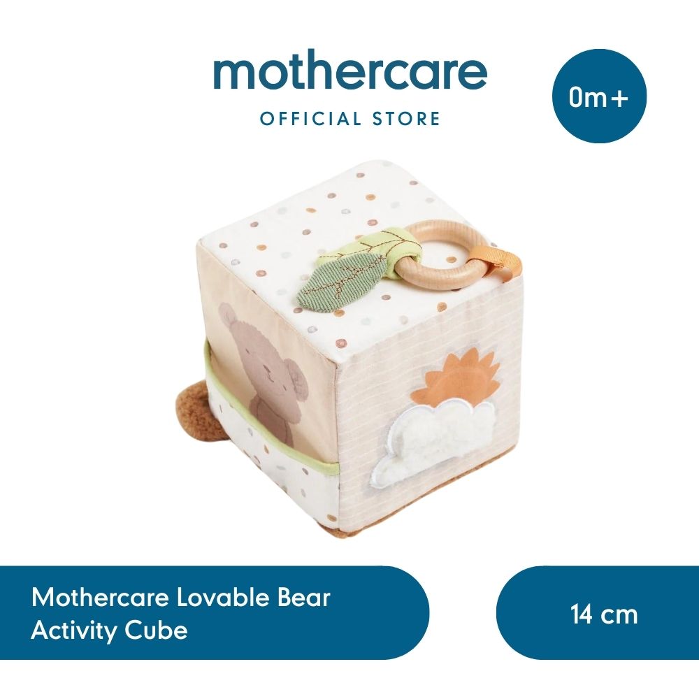 Mothercare Lovable Bear Activity Cube - Mainan Dadu Bayi