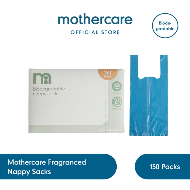 Mothercare Fragranced Nappy Sacks 150 Packs - Kantong Popok Pampers Higenis dan Mudah Terurai