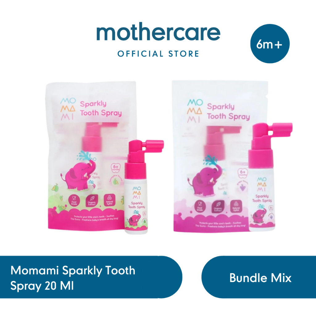 Mothercare Momami Toothspray Honeydew + Grape - Semprotan Pelindung Gigi Anak