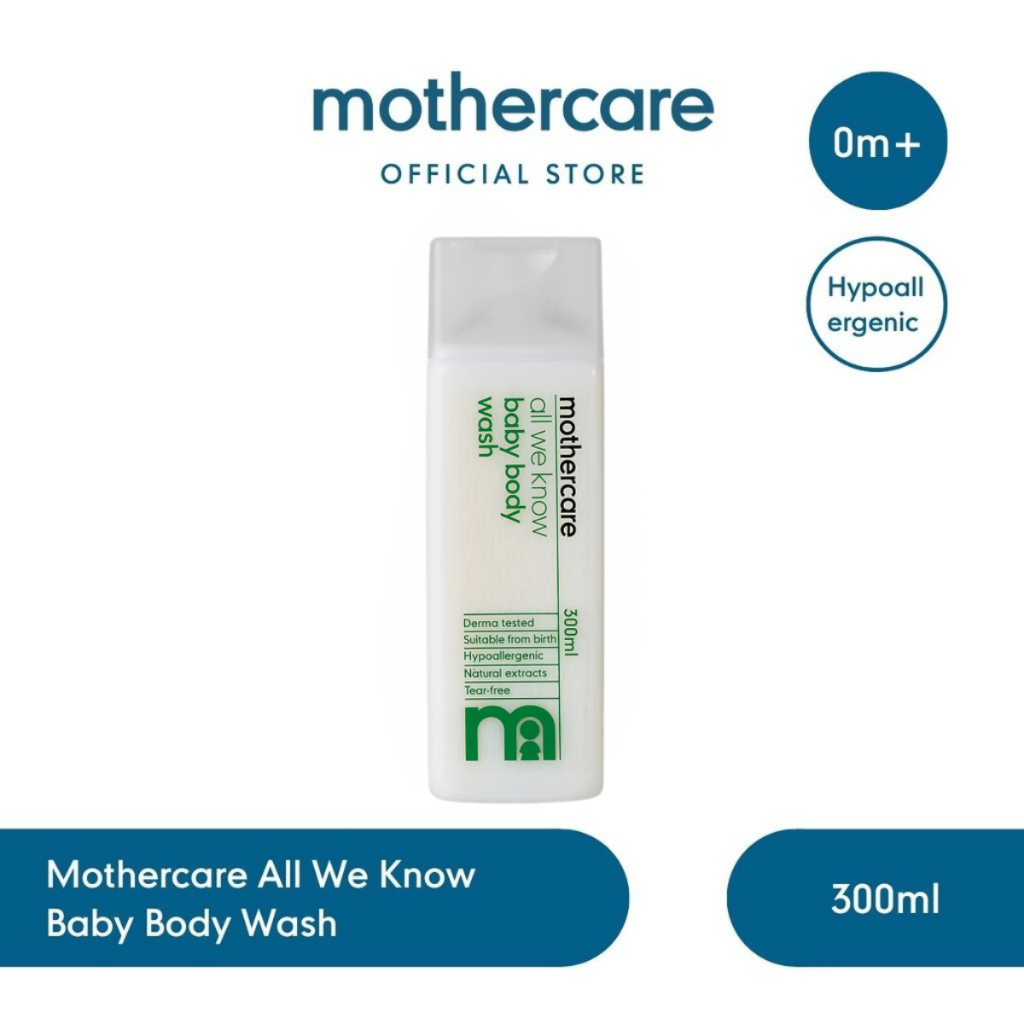 Mothercare [BELI BANYAK LEBIH HEMAT] Mothercare All We Know Baby Bath Care Baby Body Wash - Shampo &