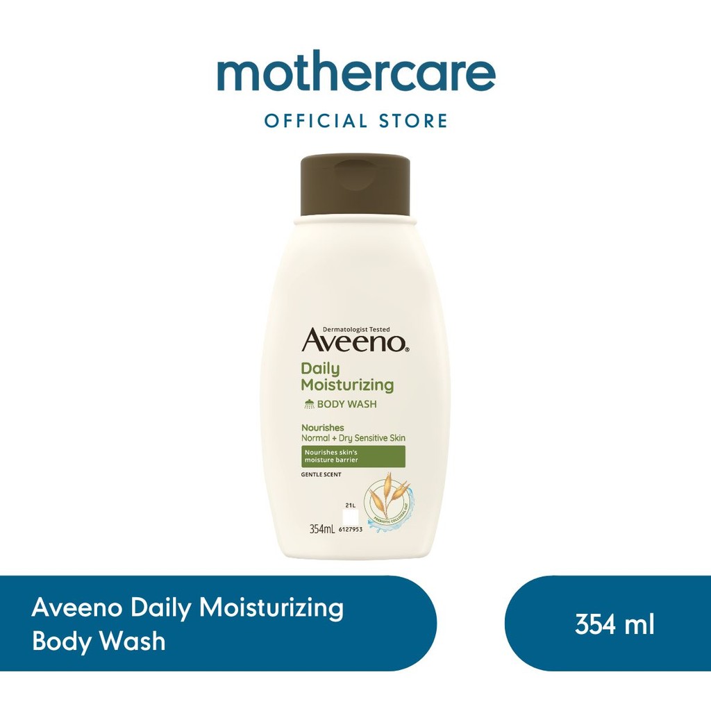 Mothercare Aveeno® Daily Moisturizing Body Wash 354ml - Sabun Mandi Melembapkan Kulit Kering dan Sen