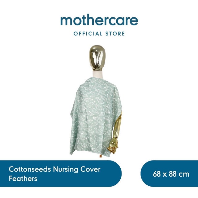 Mothercare Cottonseeds Nursing Cover Feathers - Apron Menyusui
