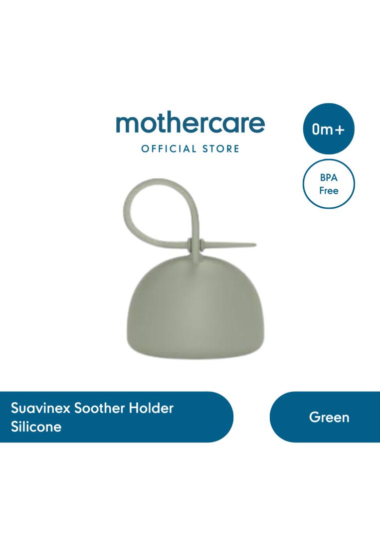Mothercare Suavinex Soother Holder Silicone - Tempat Penyimpanan Dot Bayi BPA Free