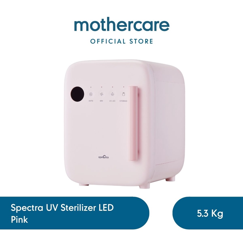 Mothercare Spectra Uv Sterilizer Led Pink - Mesin Sterilisasi Botol (Merah Muda)