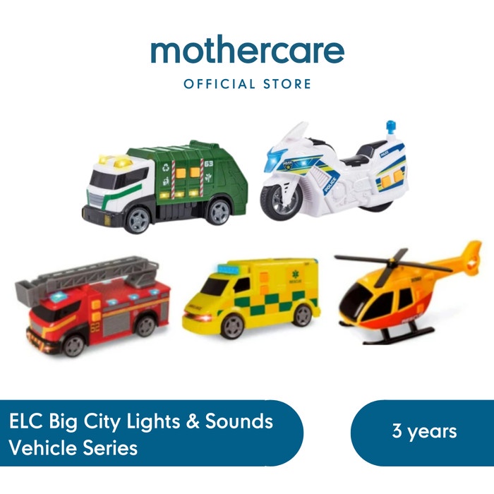 Mothercare ELC Big City Lights & Sounds Vehicle - Mainan Mobil Mobilan Anak (Ambulance)