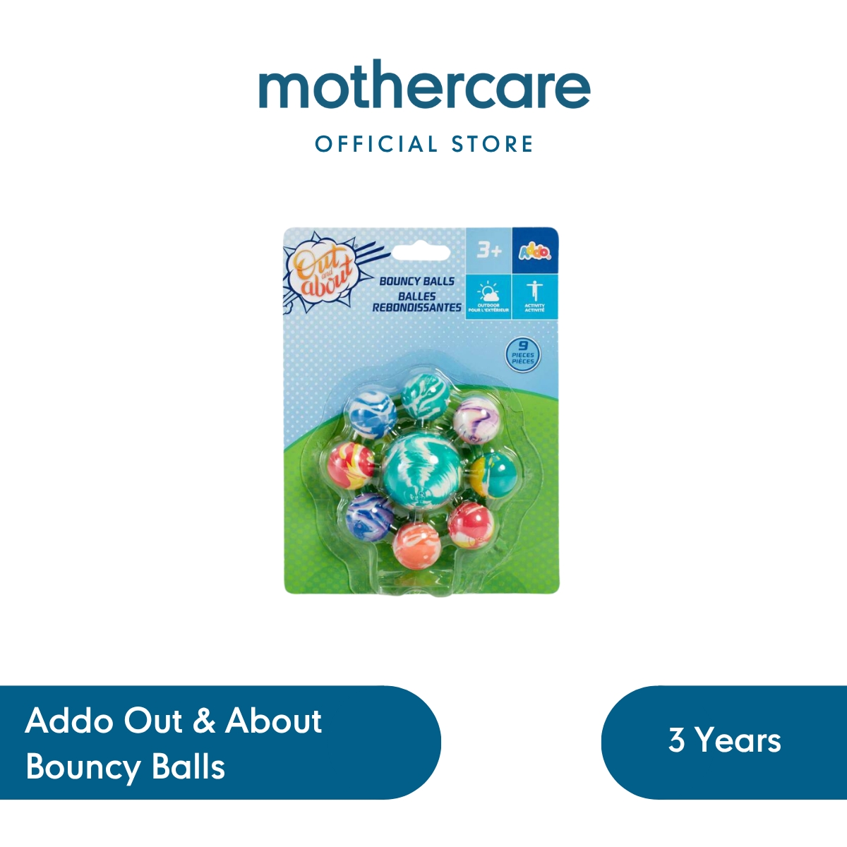 Mothercare Addo Out & About Bouncy Balls - Mainan Bola Bekel Anak