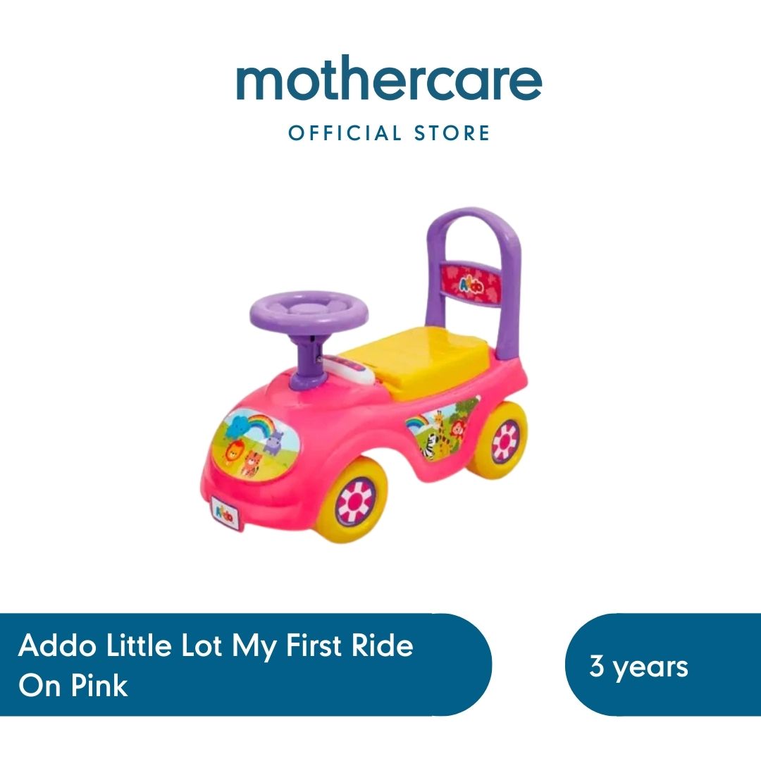 Mothercare Addo Little Lot My First Ride On - Mainan Mobil Dorong Anak (Pink)