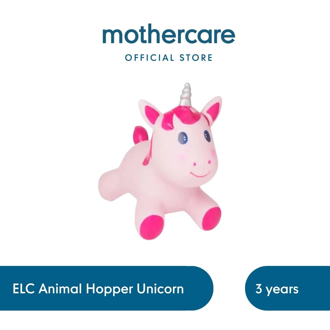 Mothercare ELC Animal Hopper - Mainan Lompat Kuda Kudaan Karet Anak Bayi (Unicorn)